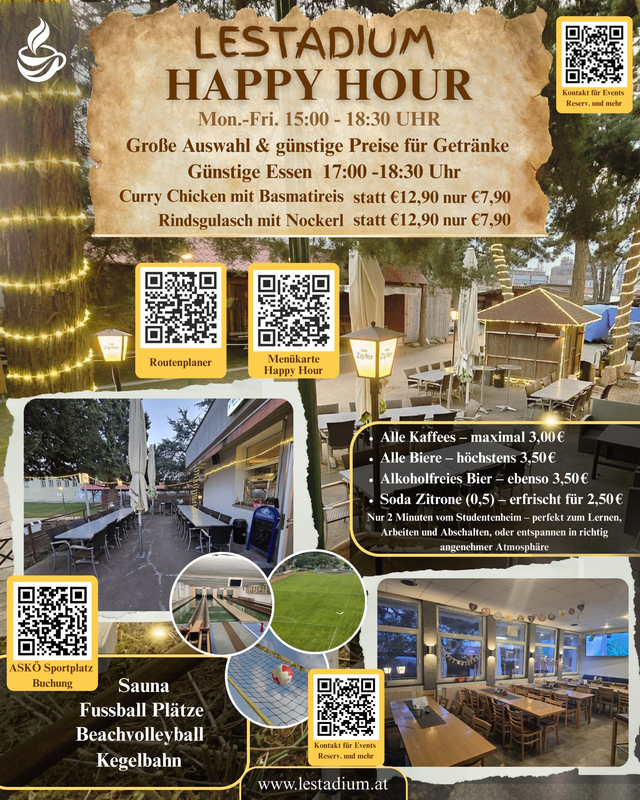 🍹 Glückliche Stunden